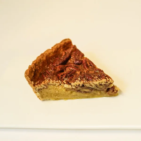 Rebanada de pie de pecanas